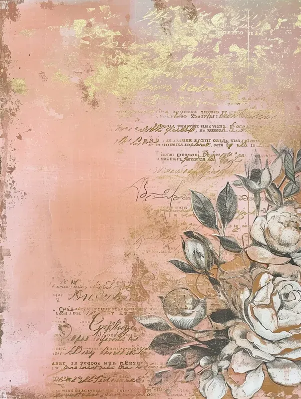 Gilded Antique Scrapbooking Paper