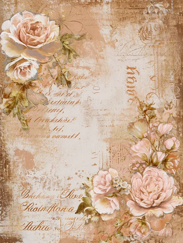 Gilded Antique Scrapbooking Paper