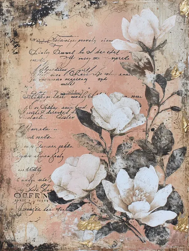 Gilded Antique Scrapbooking Paper