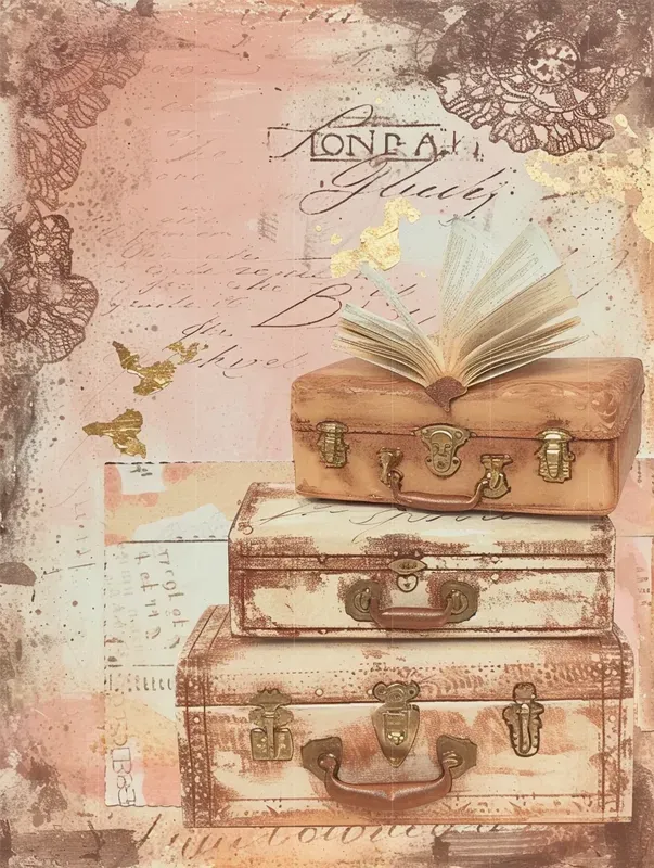Gilded Antique Scrapbooking Paper