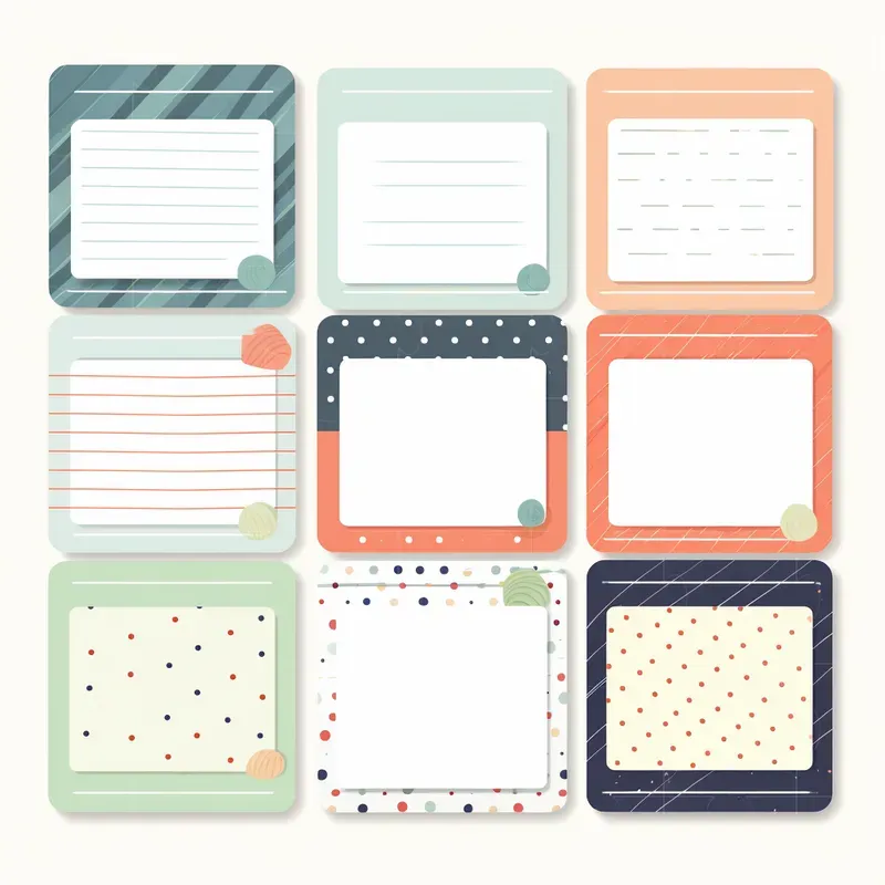 Simple Text Label Stickers