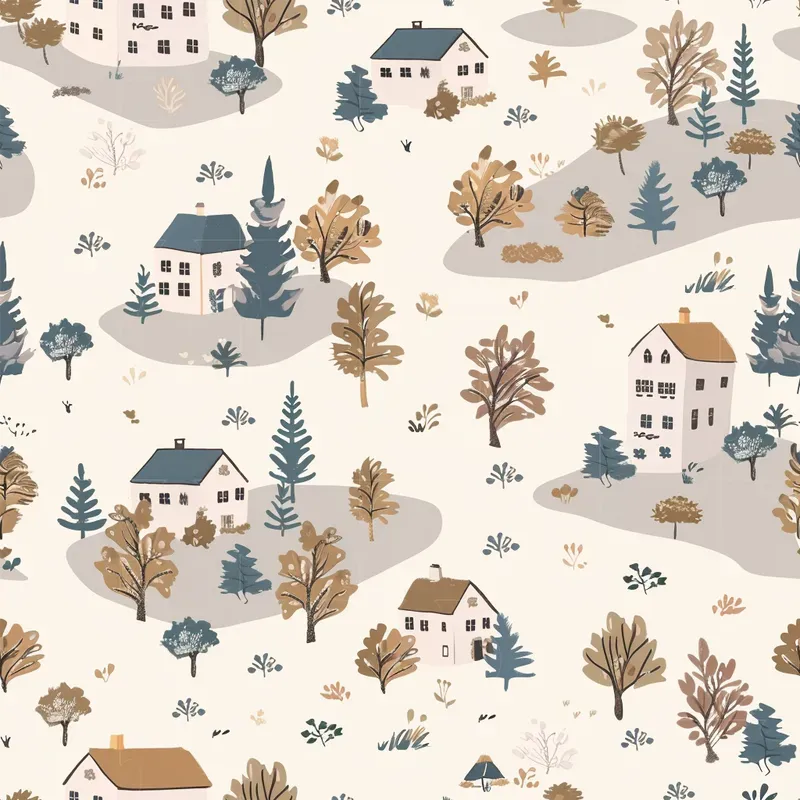 Seamless Aesthetic Pattern