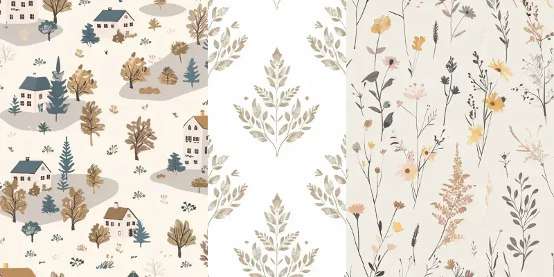 Seamless Aesthetic Pattern generated by undefined