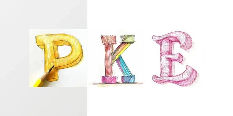 Sketchy Letters generated by undefined