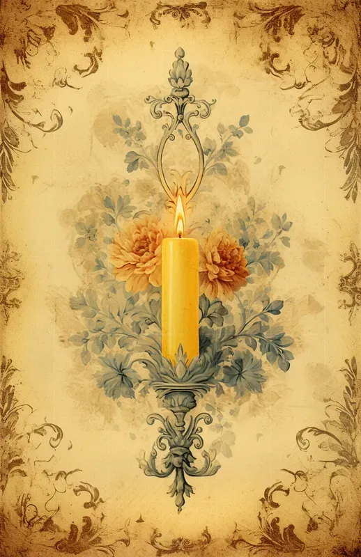 Vintage Decor Accents Digital Art