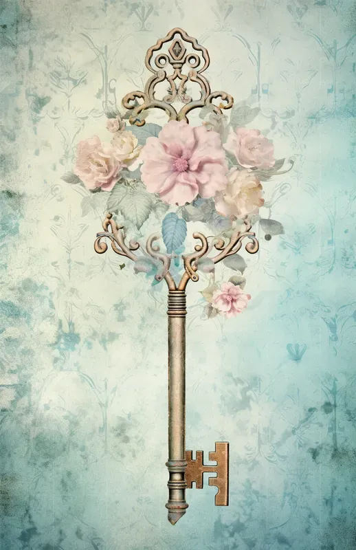 Vintage Decor Accents Digital Art