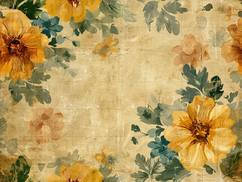 Four Seasons In Vintage Patterns