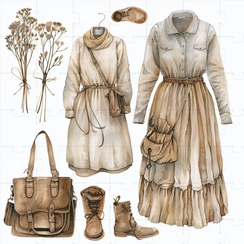 Adorable Girly Things Watercolor Clipart