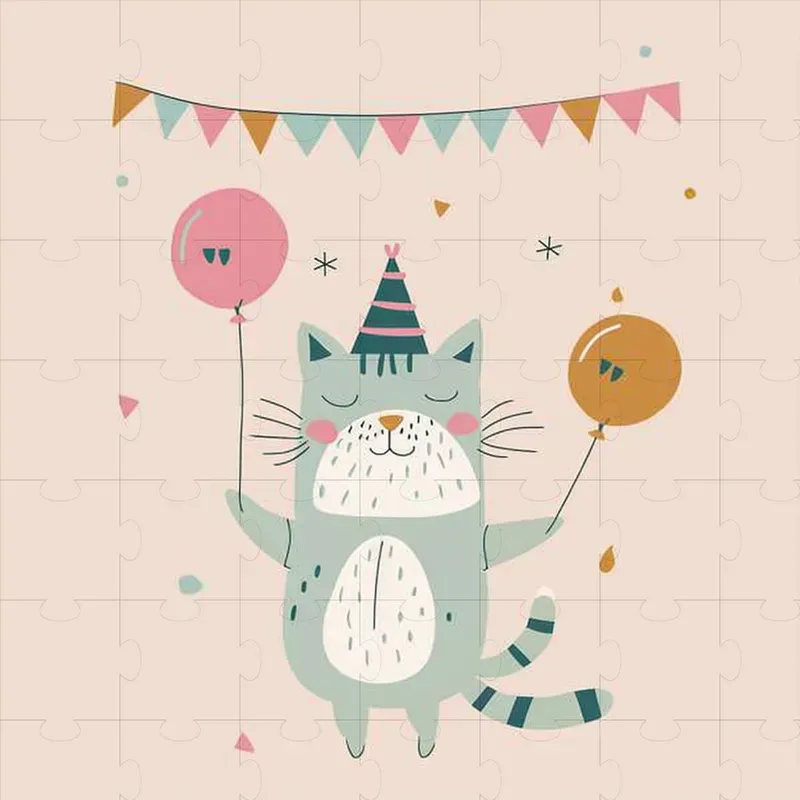 Nursery Animal Birthday Illustrations