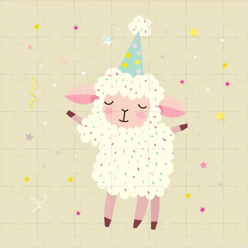 Nursery Animal Birthday Illustrations