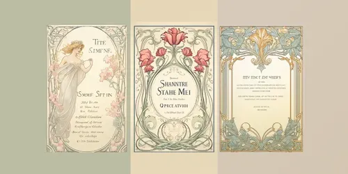 Romantic Floral Wedding Invitations generated by midjourney