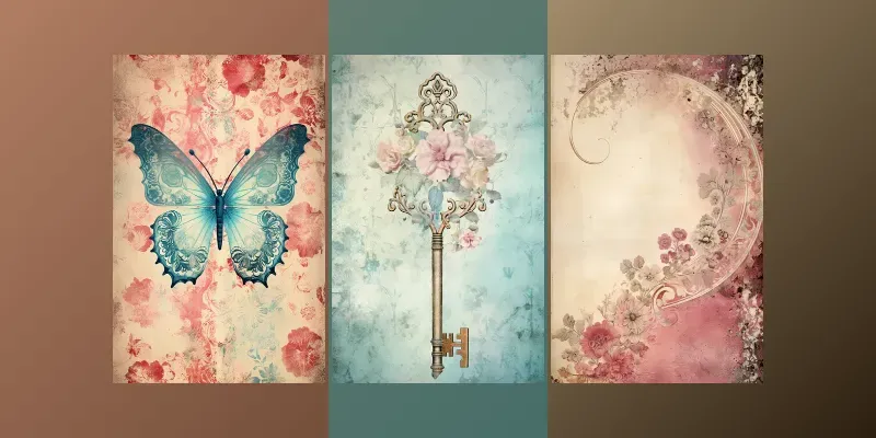 Vintage Decor Accents Digital Art generated by undefined