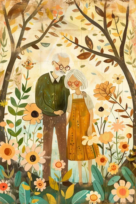 Delightful Illustrations Of Couple Love