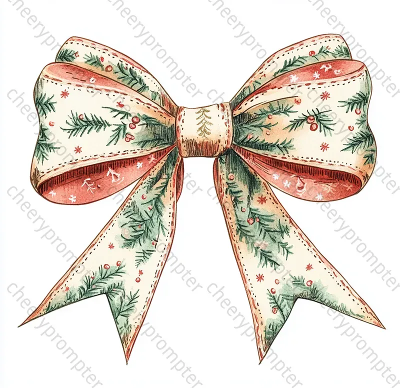 Vintage Christmas Bow Blisses
