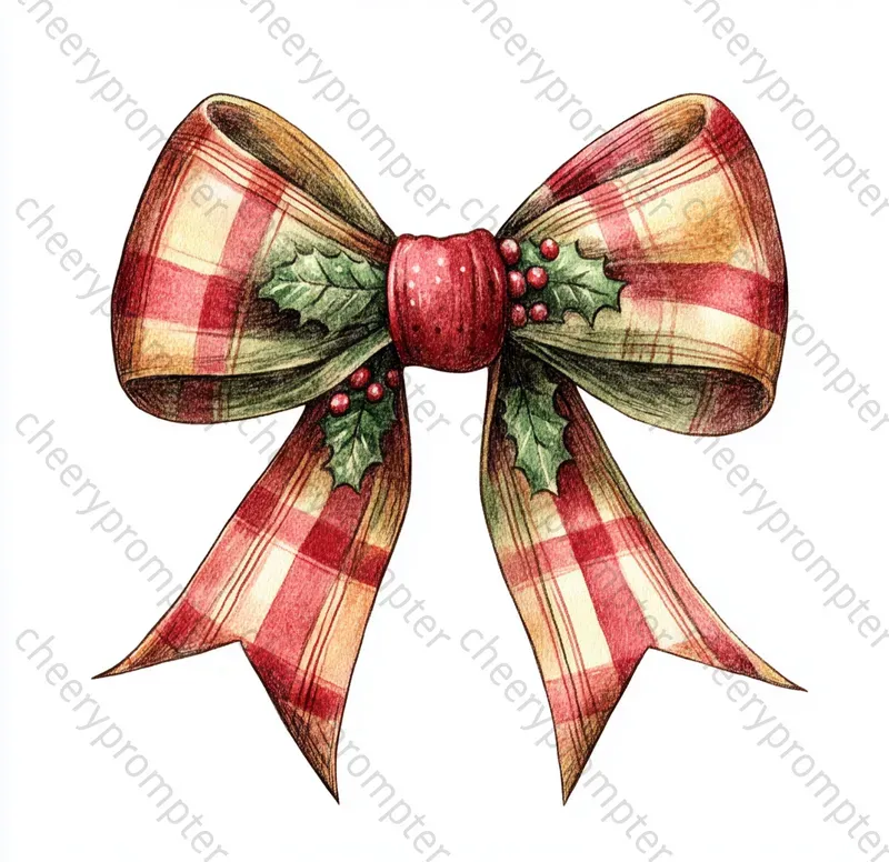 Vintage Christmas Bow Blisses
