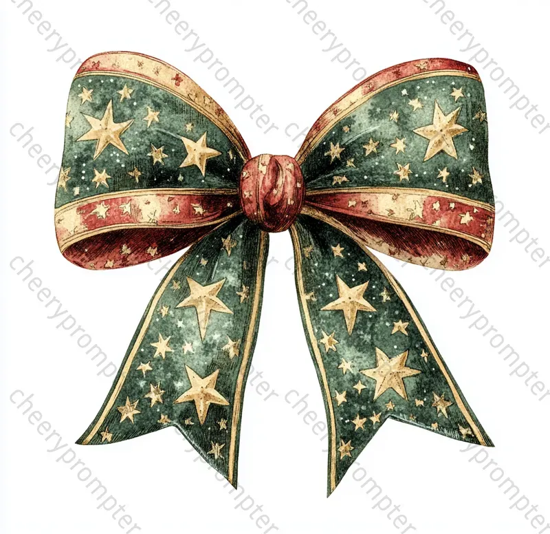 Vintage Christmas Bow Blisses