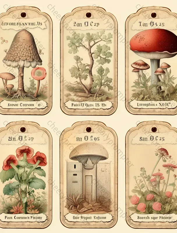 Timeless Vintage Ephemera Labels