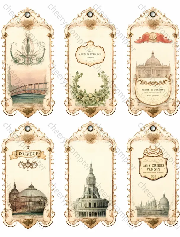 Timeless Vintage Ephemera Labels