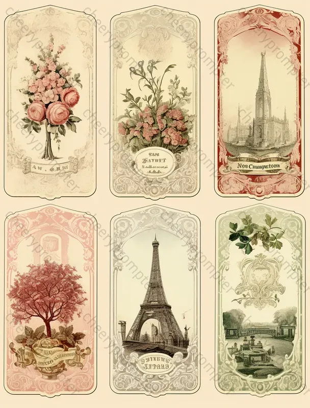 Timeless Vintage Ephemera Labels