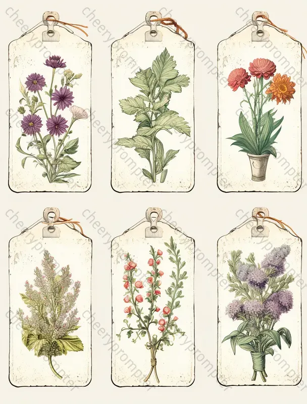 Timeless Vintage Ephemera Labels