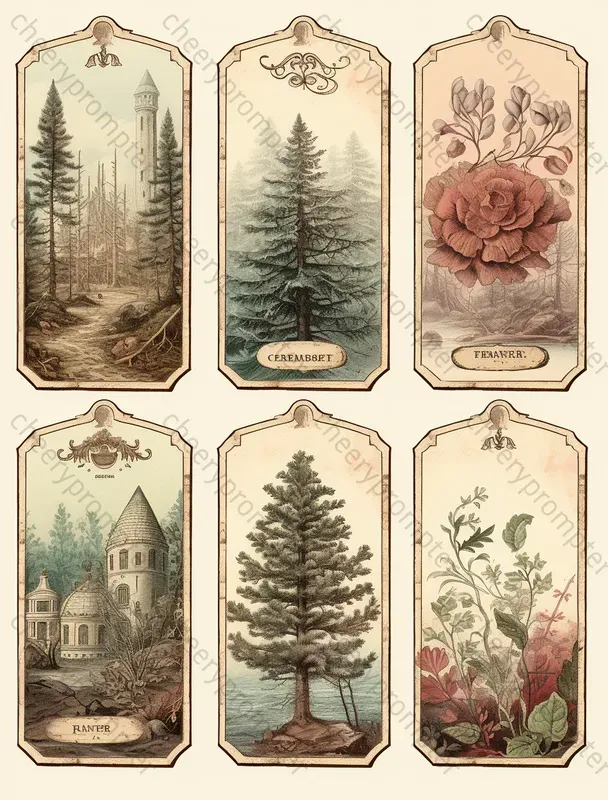 Timeless Vintage Ephemera Labels