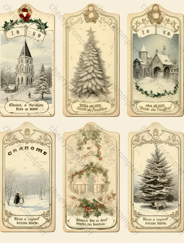 Timeless Vintage Ephemera Labels