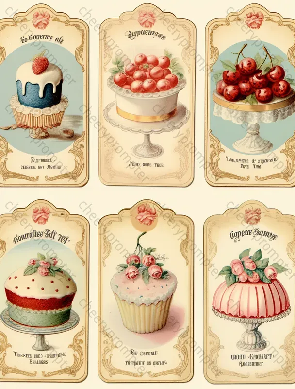 Timeless Vintage Ephemera Labels