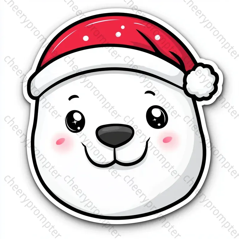 Cute Christmas Sticker Cliparts