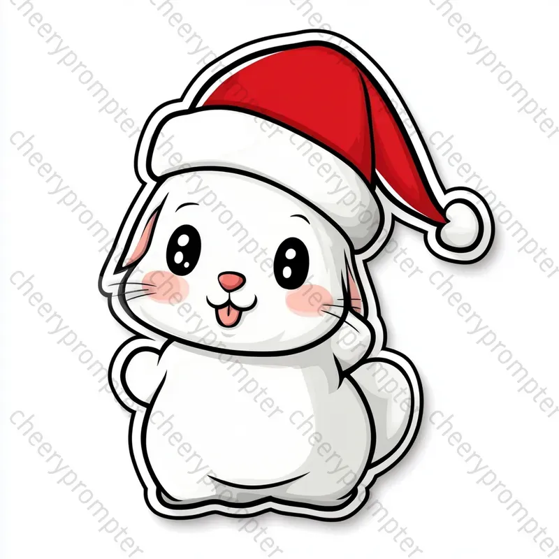 Cute Christmas Sticker Cliparts