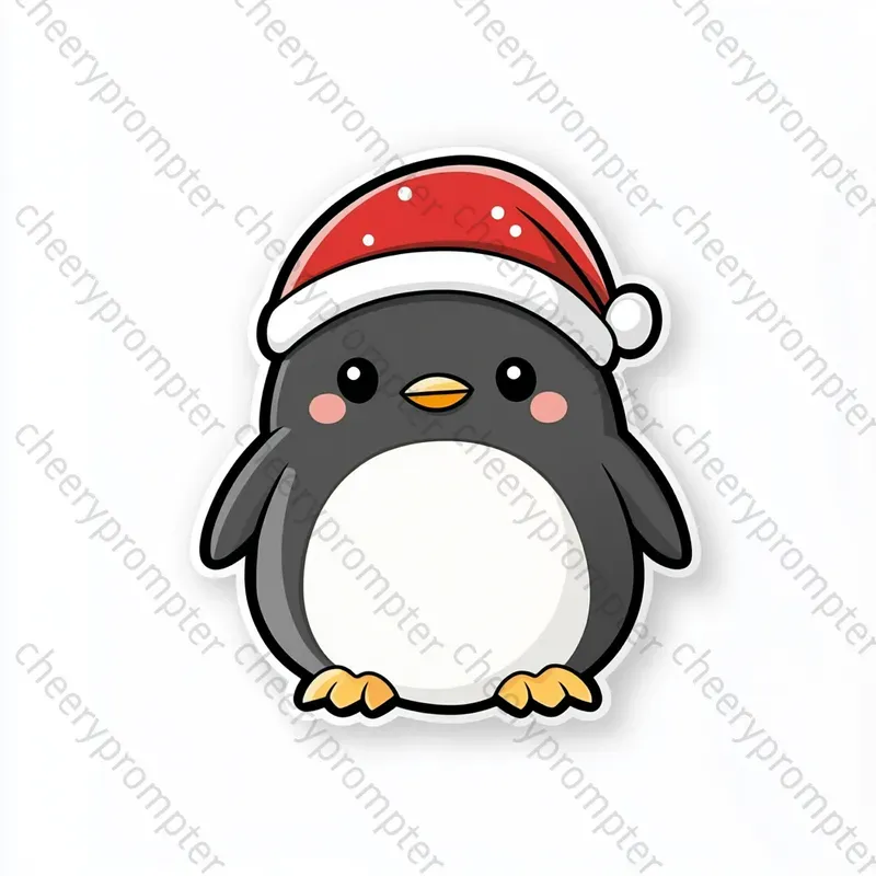 Cute Christmas Sticker Cliparts