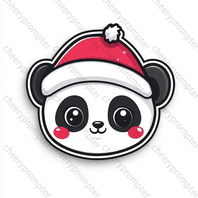 Cute Christmas Sticker Cliparts
