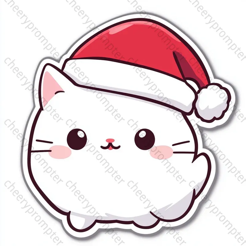 Cute Christmas Sticker Cliparts