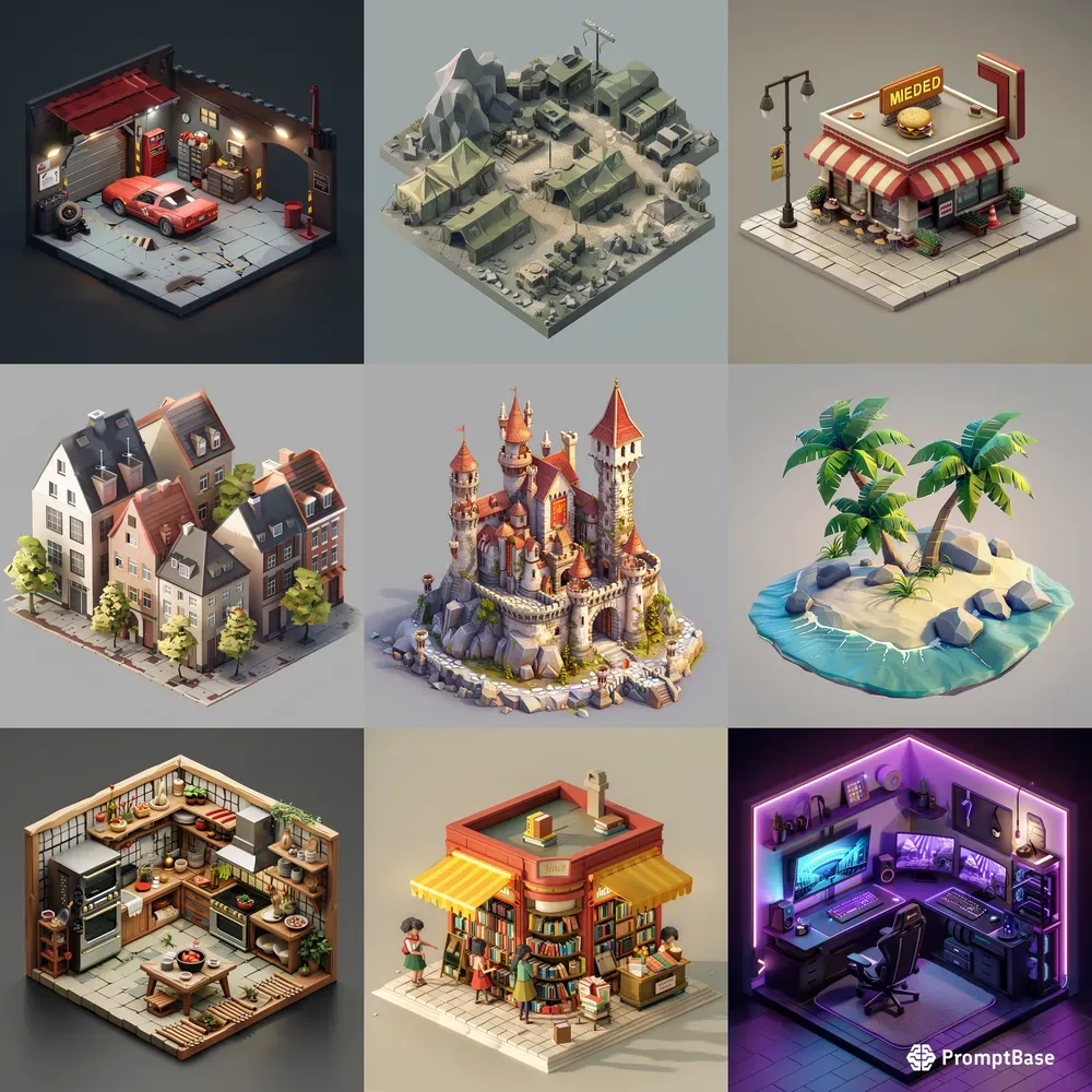 Isometric Scenes