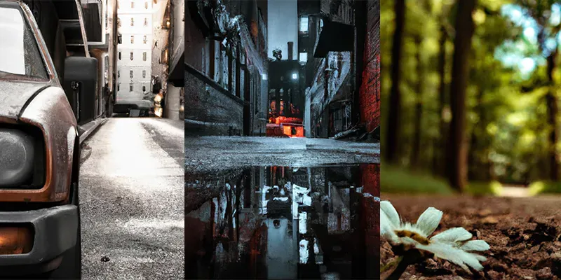 Unique Perspective Photograph generated by undefined