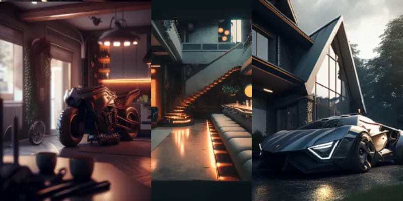 Futuristic Luxury Scenes generated by undefined