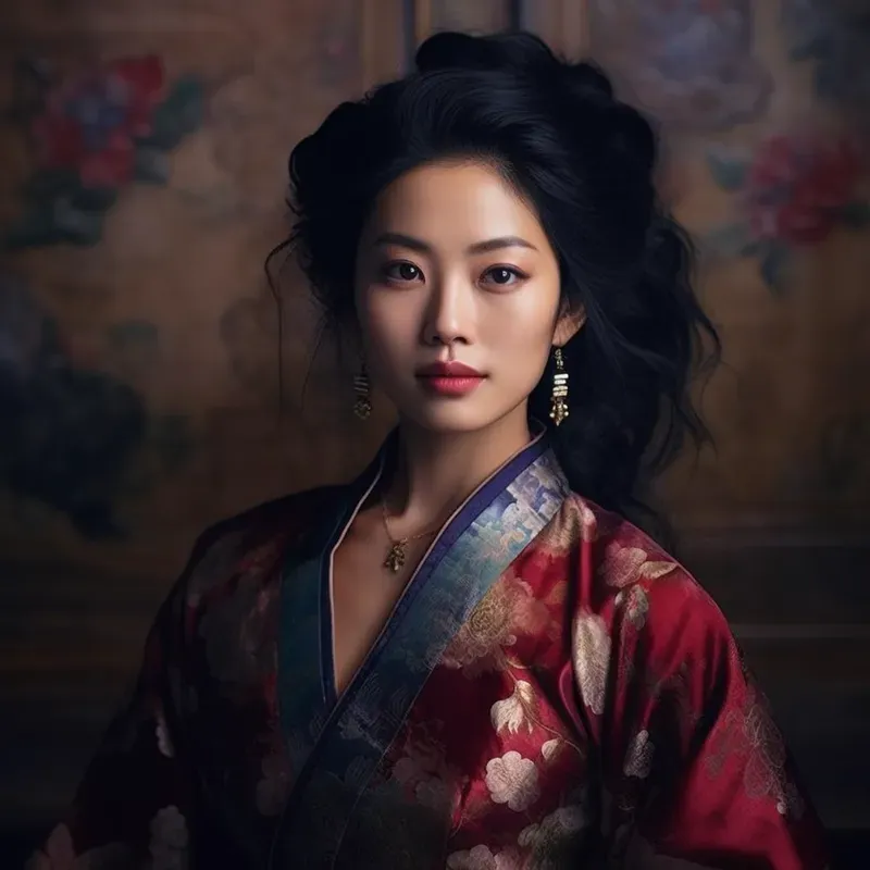 Photorealistic Traditional Chinese Women