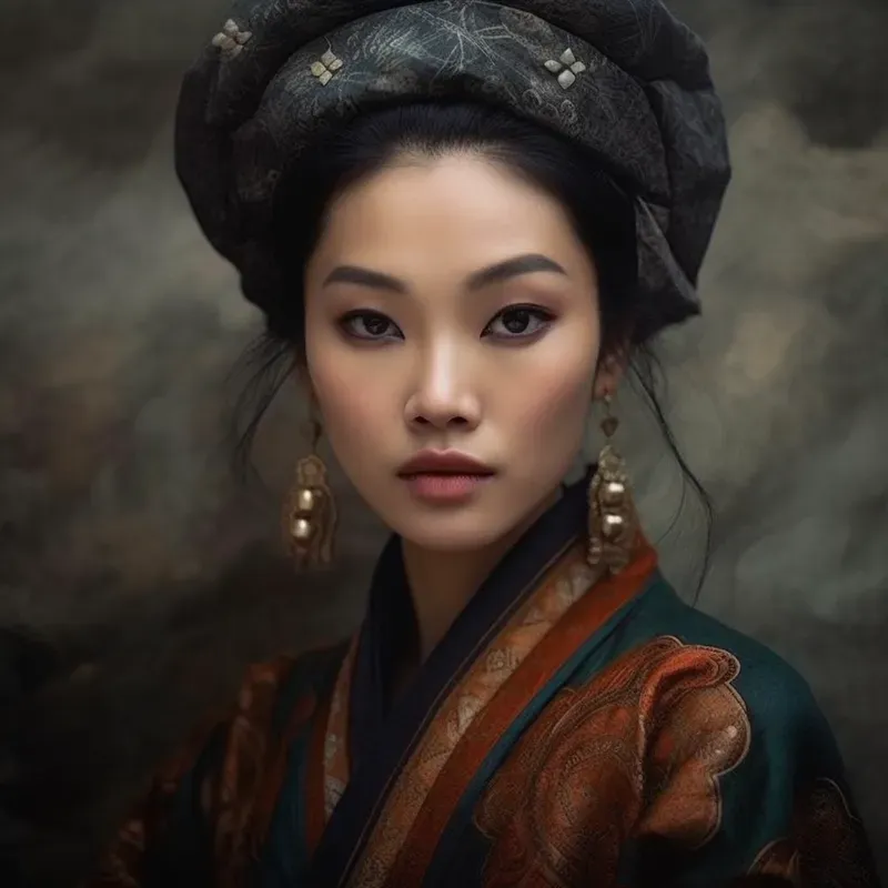 Photorealistic Traditional Chinese Women
