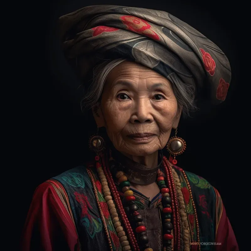 Photorealistic Traditional Chinese Women
