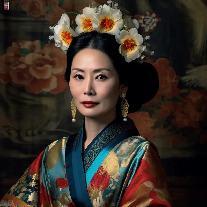 Photorealistic Traditional Chinese Women