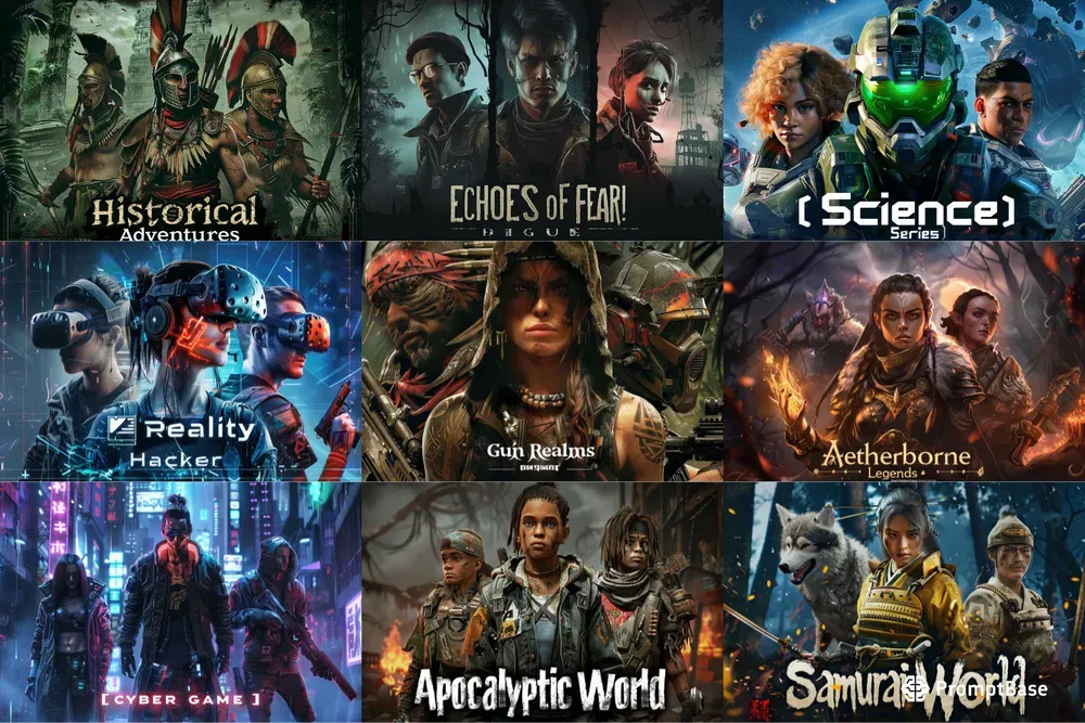 Video Game Characters Of Gaming Posters