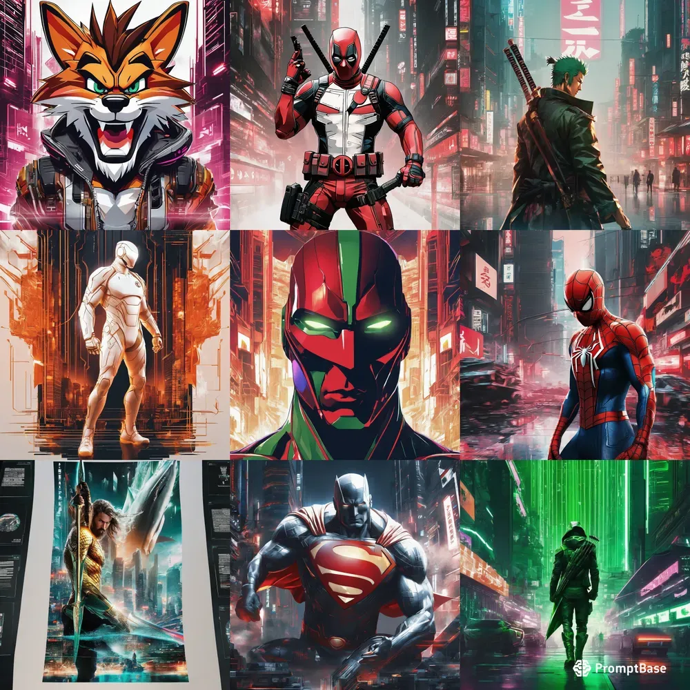 Japan Cyberpunk Characters