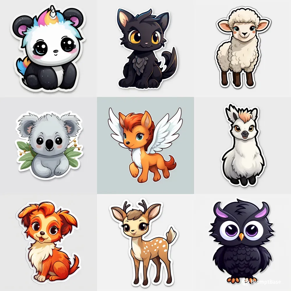 Happy Kimeras Stickers Spread Joys