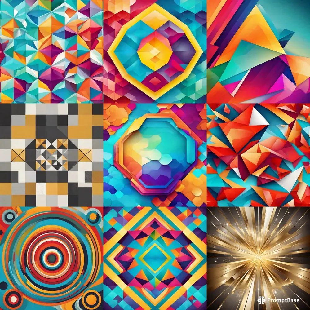 Stylish Geometric Backgrounds And Patterns