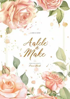Watercolor Flowers Wedding Invitations