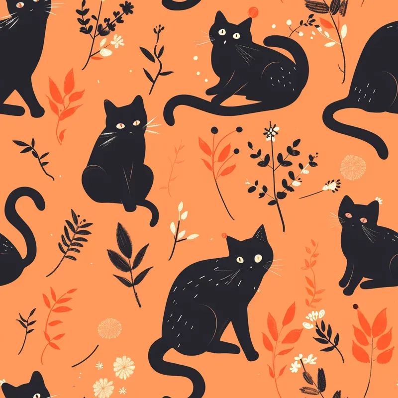 Halloween Seamless Patterns