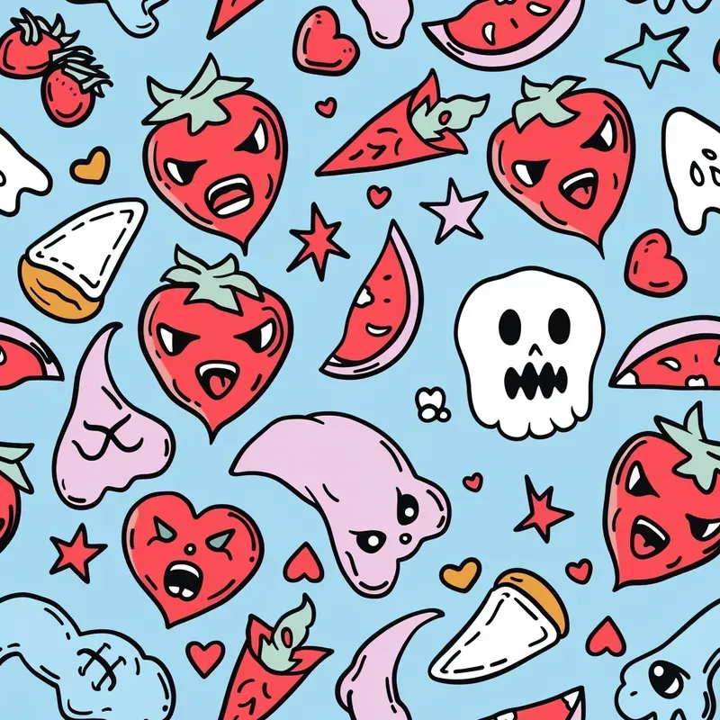 Halloween Seamless Patterns