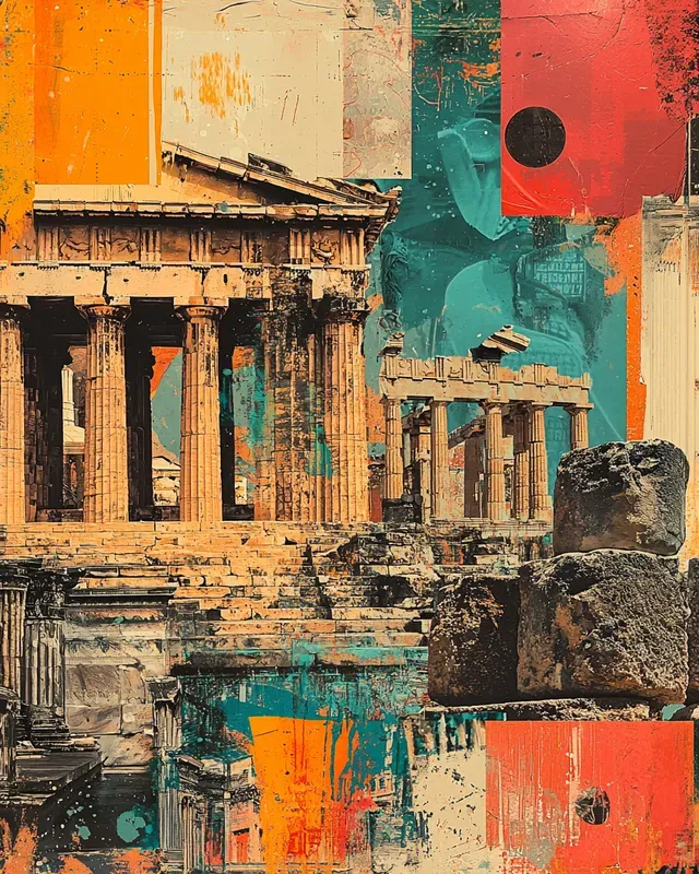 Vintage Travel Collage Posters