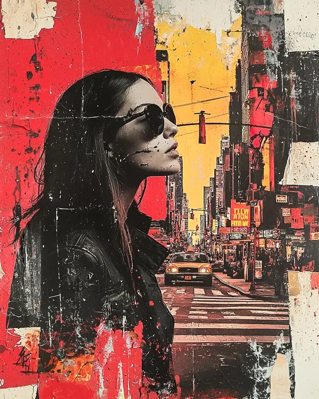 Vintage Travel Collage Posters