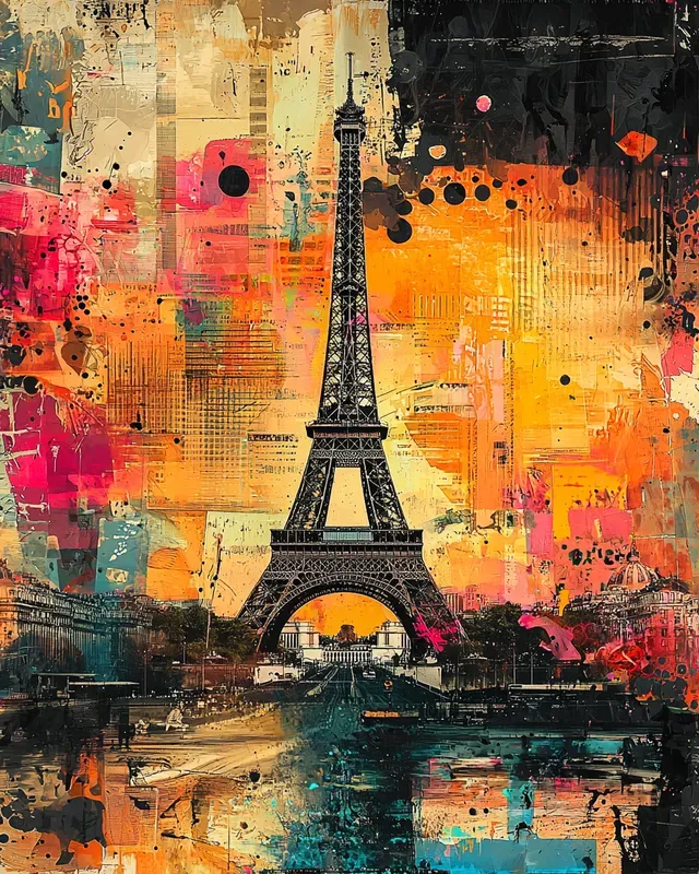 Vintage Travel Collage Posters