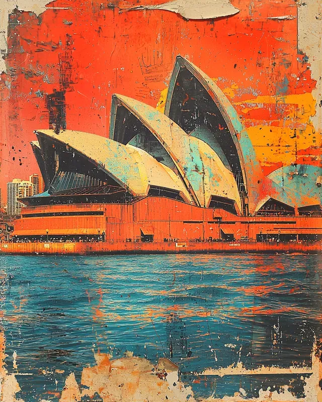 Vintage Travel Collage Posters